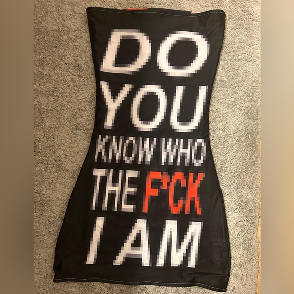 Graphic tube dress - Picture 5 of 5